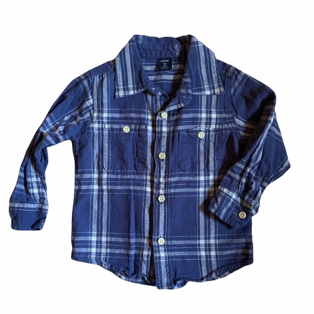 GAP Linen/Cotton Blend Button-down